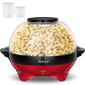 Yabano 5L Popcorn Maker Machine – Electric Stirring Popper, 800W Red