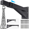 SELEWARE Heavy Bag Wall Mount - Adjustable Steel Punching Bag Hanger