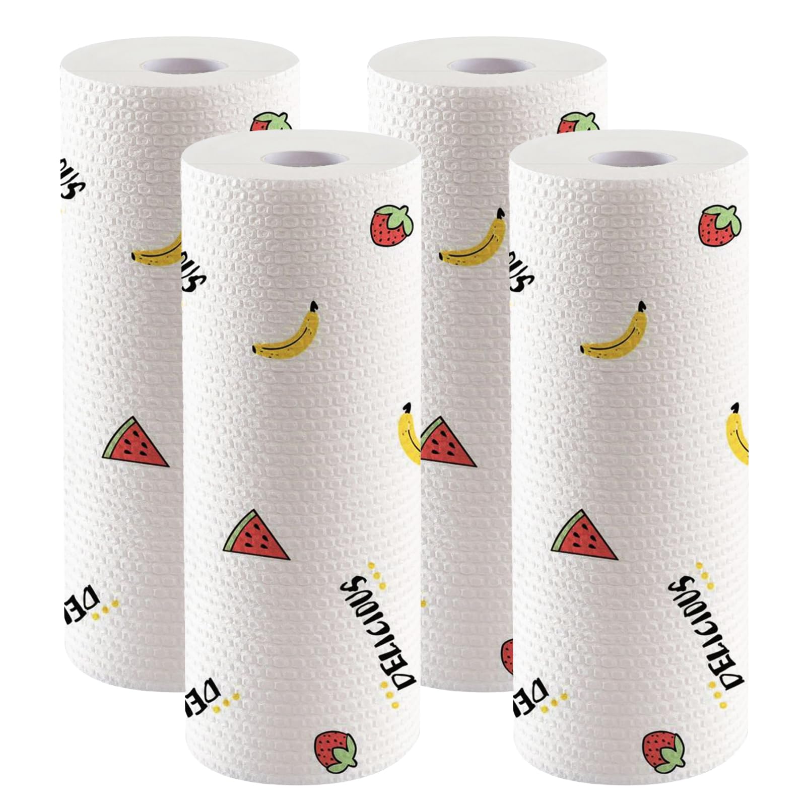Sonwaha Non-Woven Fabric Rolls – 4 Pack Reusable Kitchen Dish Cloths