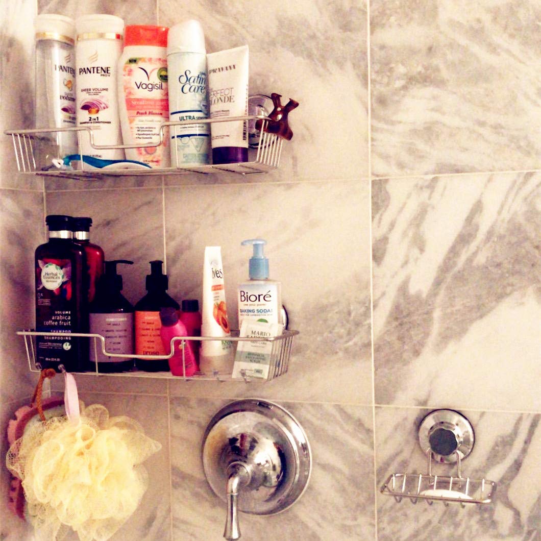 iPEGTOP 3-Pack Suction Shower Caddy – Rustproof SUS304 Stainless Steel