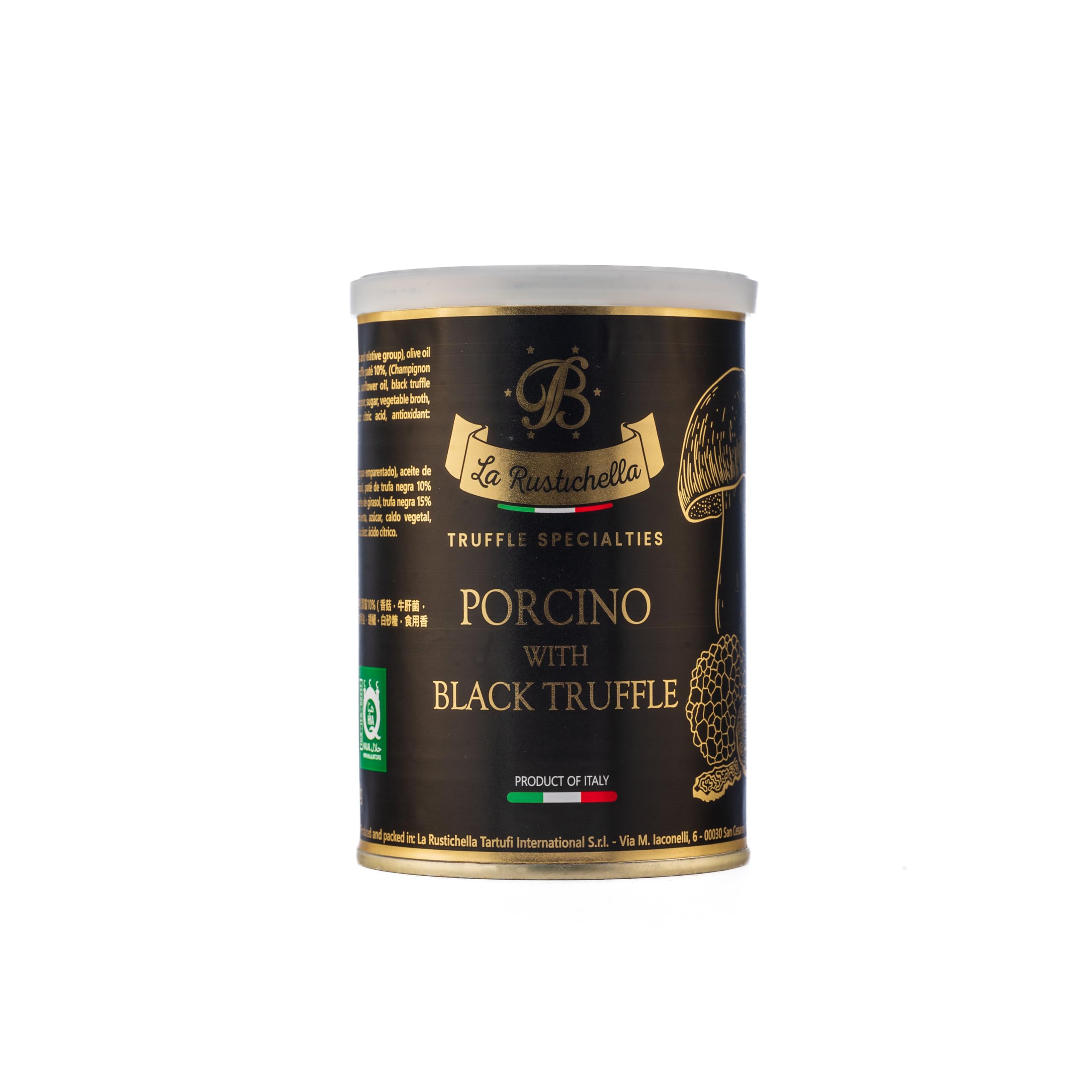 La Rustichella Porcini Mushroom and Black Truffle Sauce - 350g Vegan