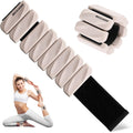 BECOJADDE Adjustable Ankle Weights | 1.8kg Set Silicone Wrist Weights