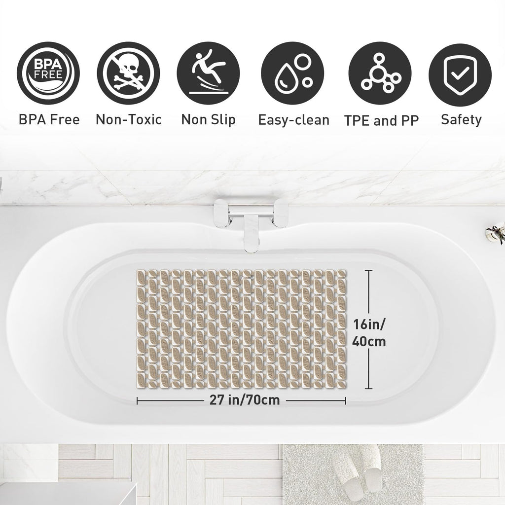 XIYUNTE Shower Mat Non Slip Anti Mould - 70 x 40cm Non Slip Shower Mats for Inside Shower - image 2