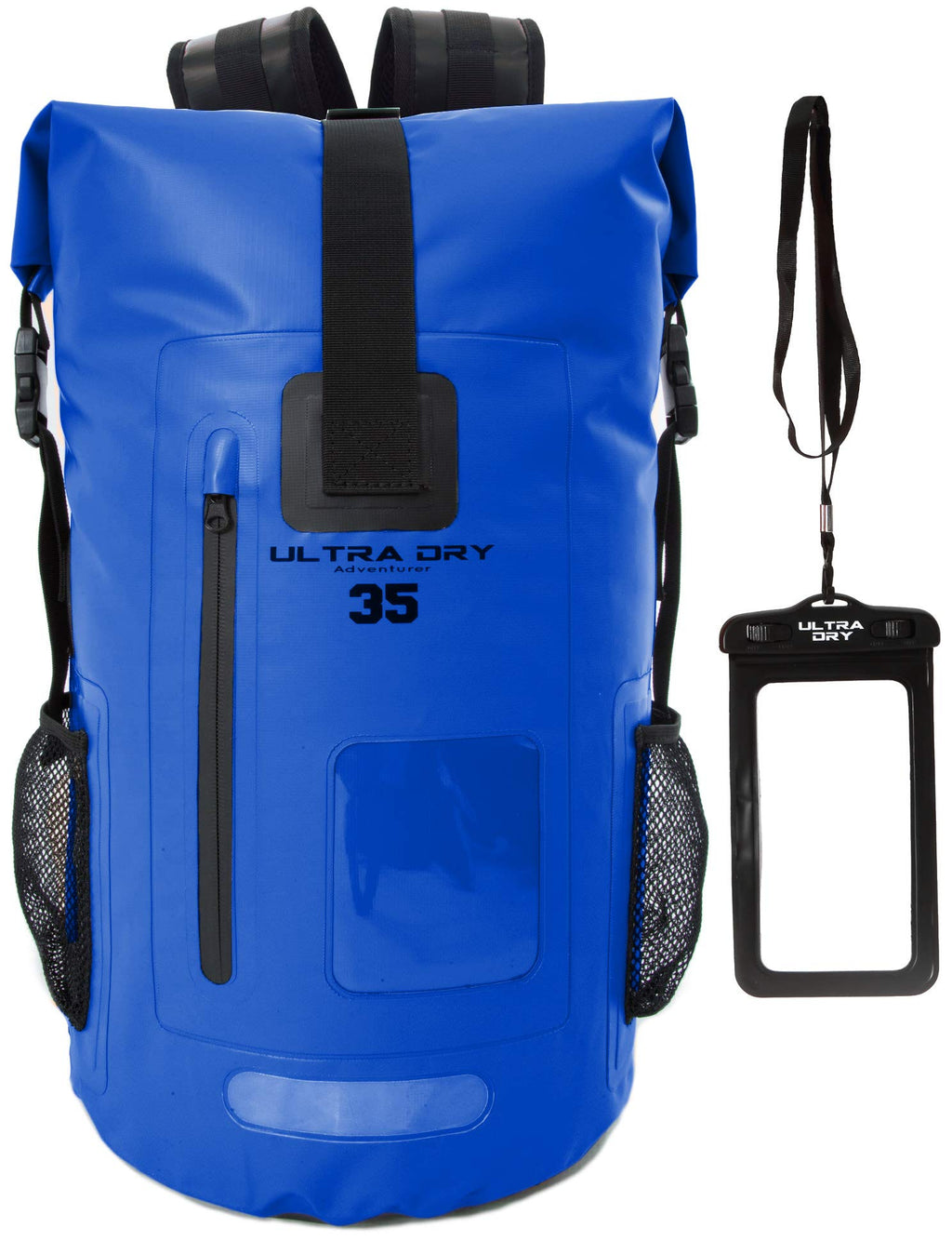 Jolof Store 35L Waterproof Dry Bag Backpack with IPX8 Phone Case – Blue