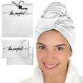 The Perfect Haircare Microfiber Hair Towel and Curl Scrunching Set