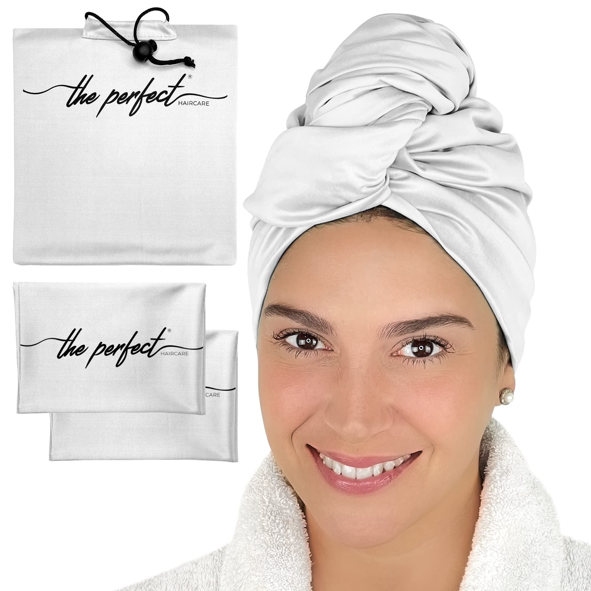 The Perfect Haircare Microfiber Hair Towel and Curl Scrunching Set
