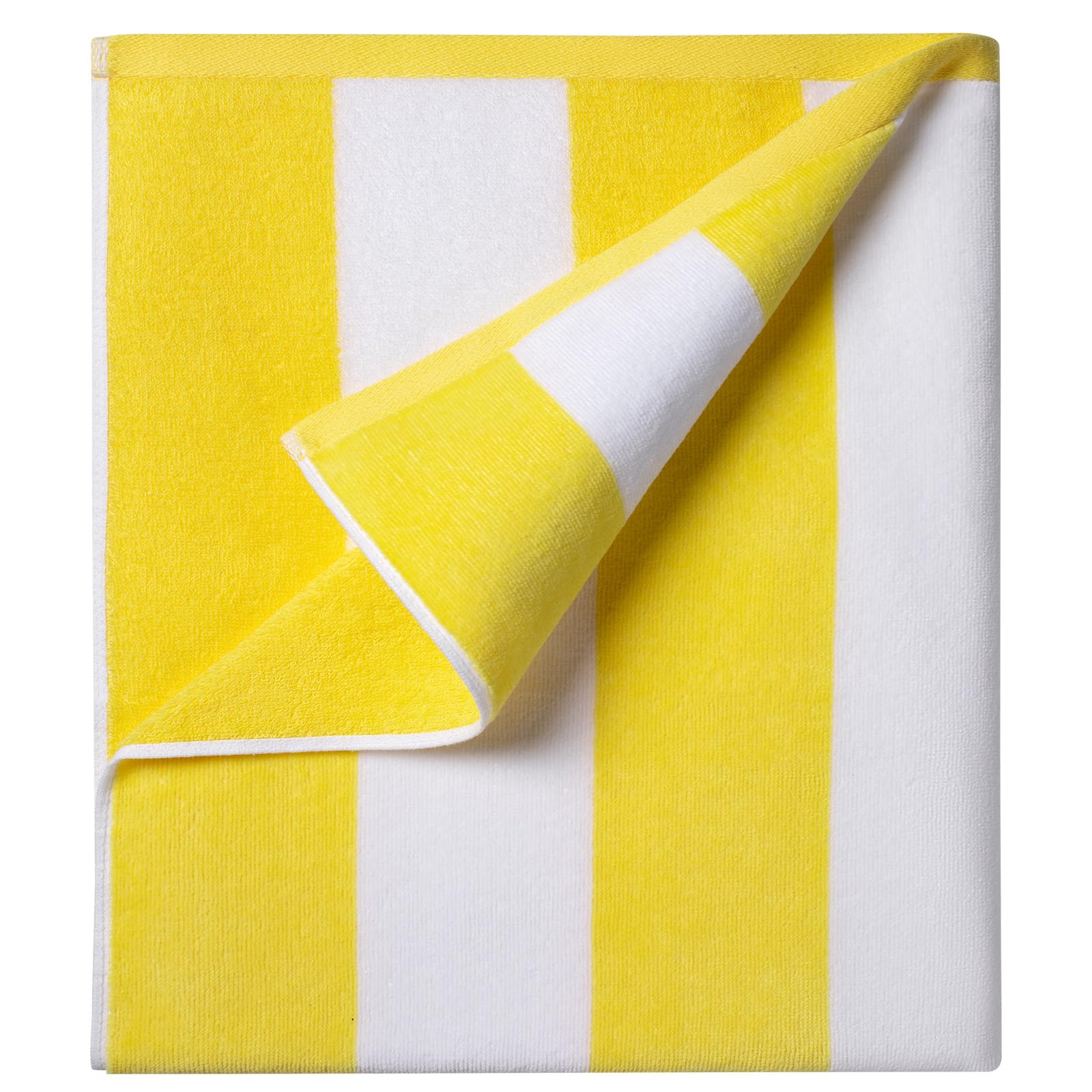 Jolof Store Oversized Cotton Beach Towel – 35x70 Striped Pool Towel