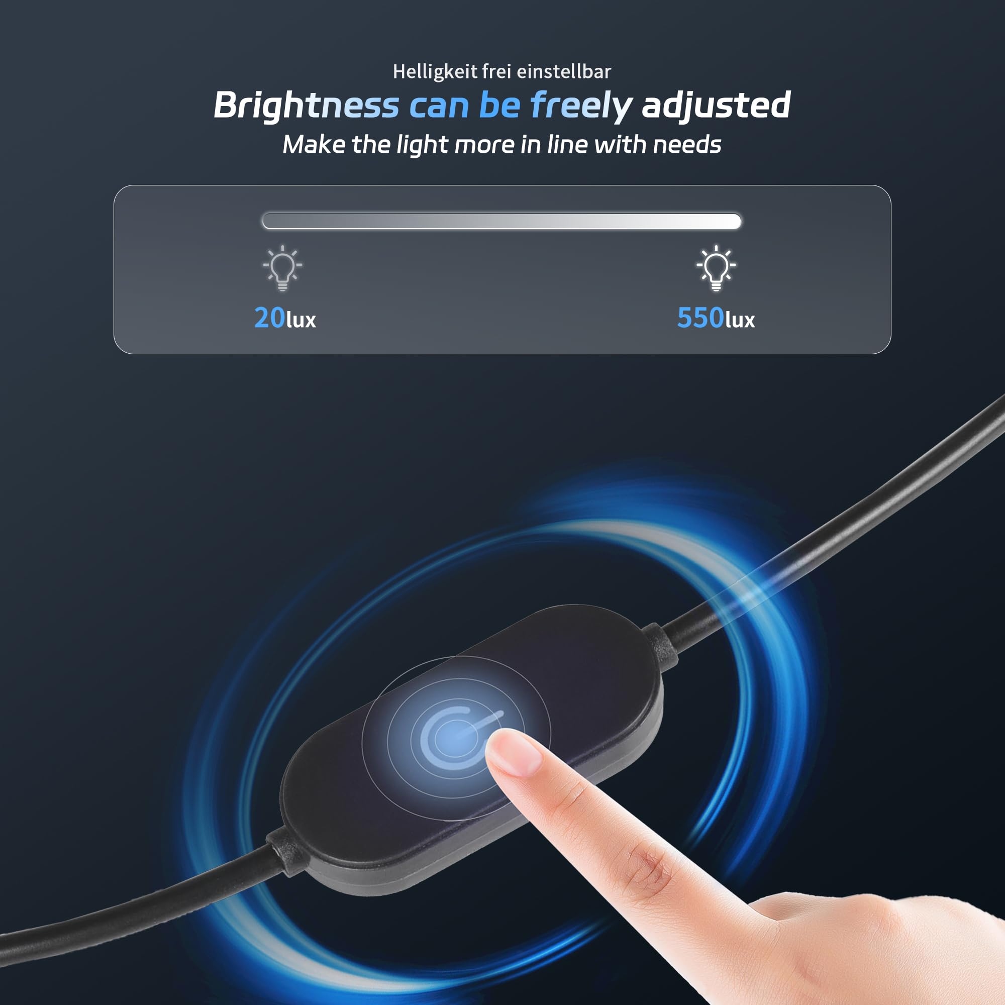 CyeeLife Dartboard Lighting System | 360 Degree 2-Color LED Light