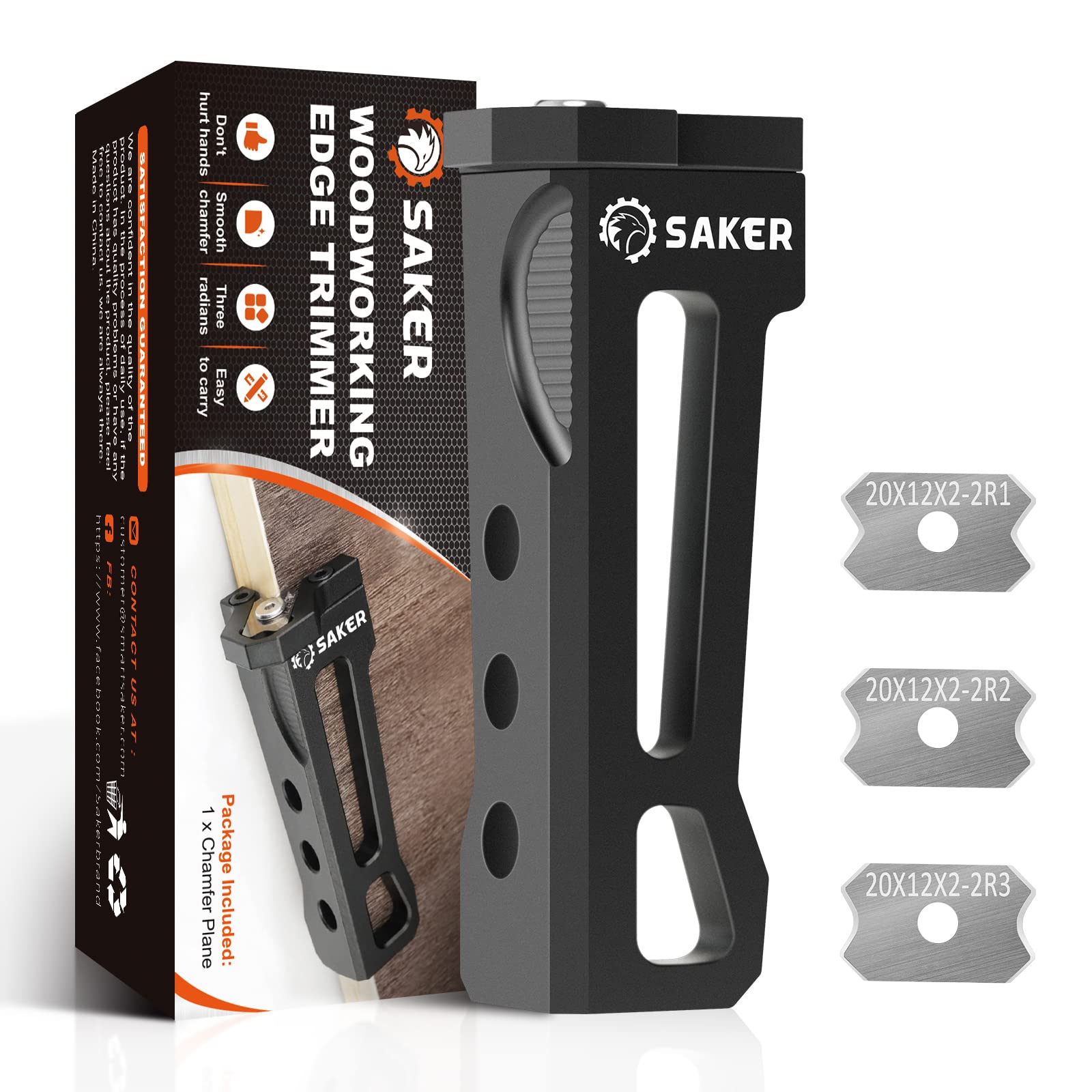 Saker Woodworking Edge Trimmer – Professional Veneer Banding Tool