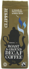 Clipper Organic Decaf Ground Arabica Coffee – Fairtrade 227g (Pack of 2)