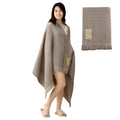 Jamron Waffle Cotton Bath Towel – Large Quick Dry Bath Sheet, Grey