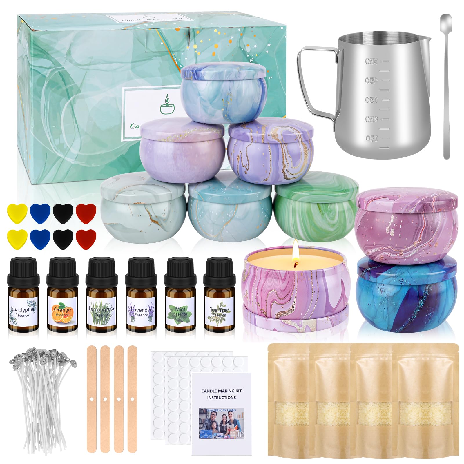 DIY Candle Making Kit for Beginners | Beeswax Gift Set