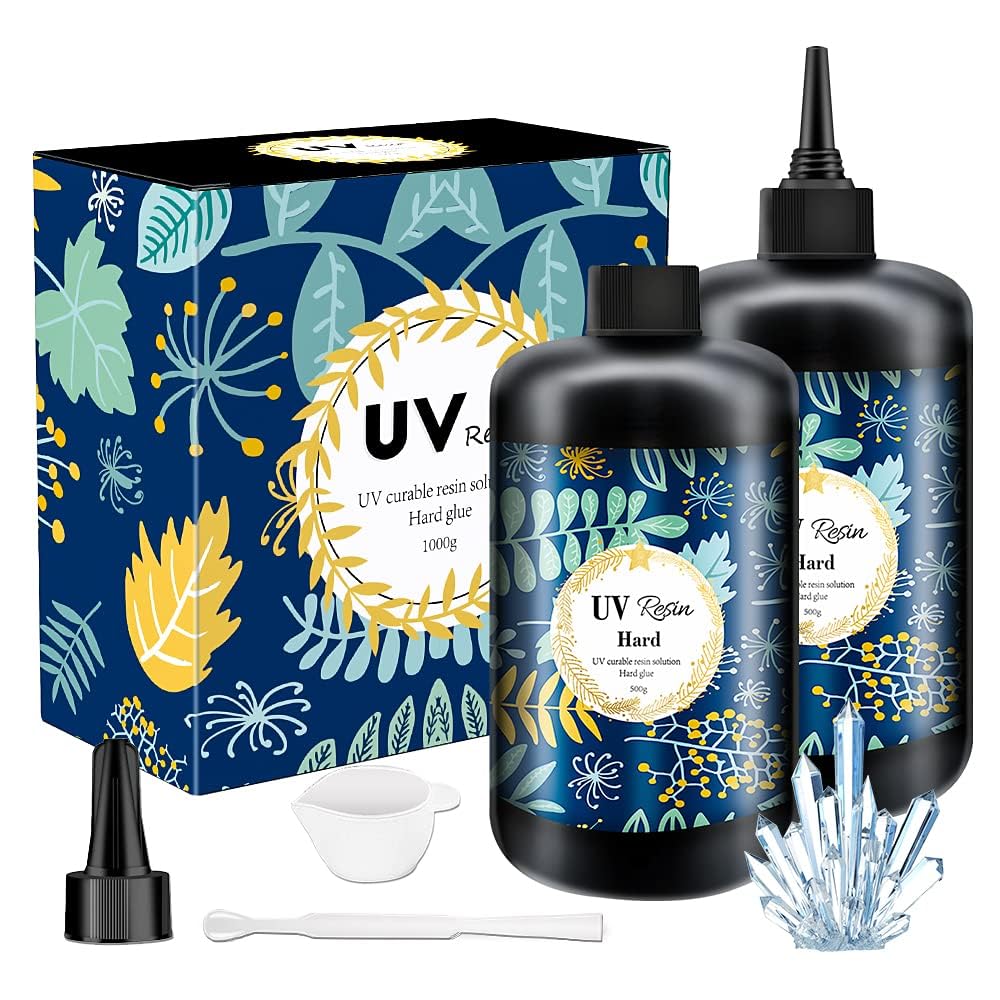 OSBANG UV Resin - Crystal Clear Hard Fast Curing Glue for Jewelry Making