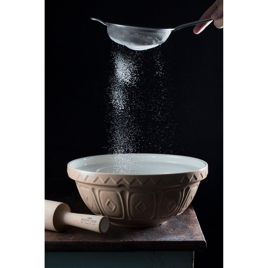 Mason Cash Cane S6 Mixing Bowl – 33cm Earthenware Ceramic Baking Bowl