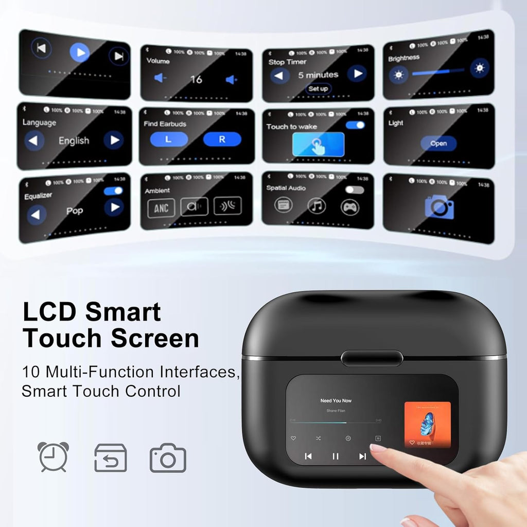 LOBKIN S18 Open Ear Wireless Earbuds | 4GB Memory Bone Conduction