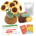 Namner Sunflower Crochet Kit for Beginners - DIY Knitting Starter Set