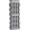 simpletome Adjustable Wall Mount Towel Rack | Carbon Steel Storage Shelf