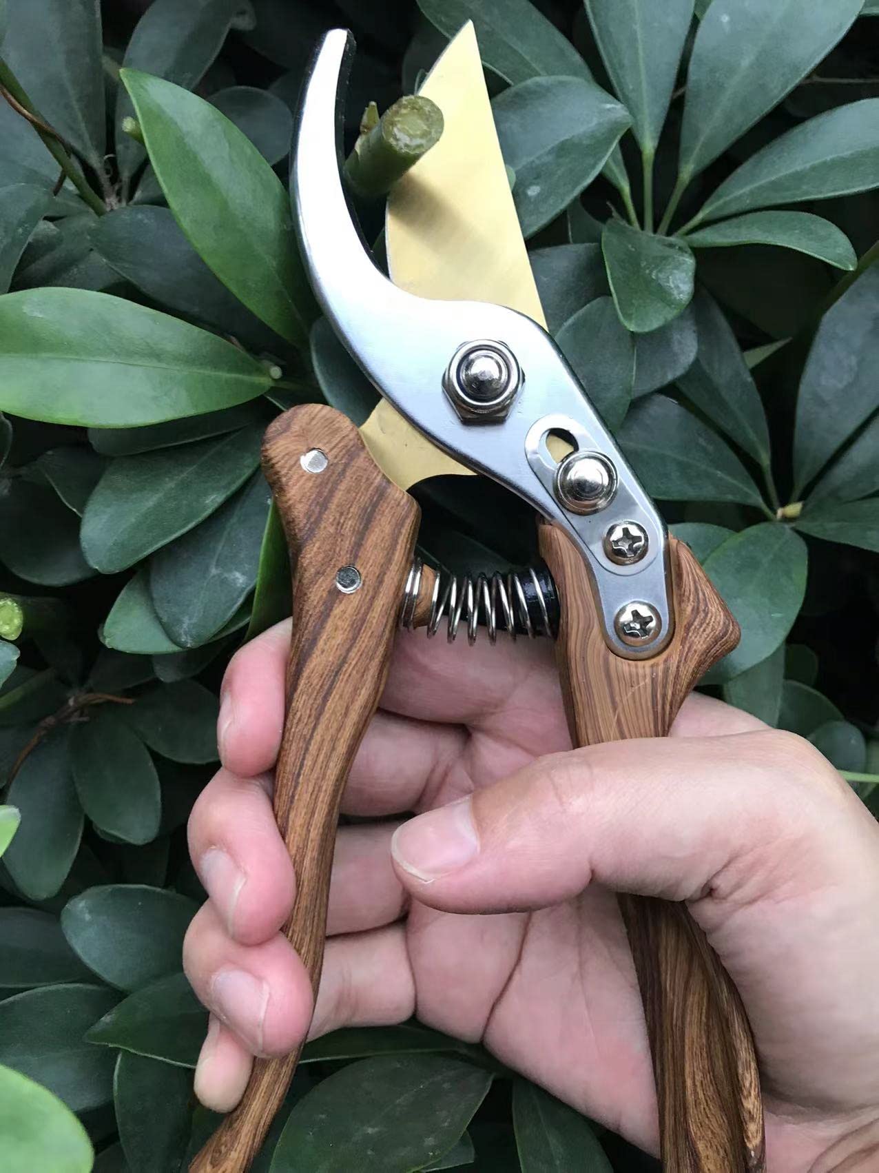 Horsvill Japanese SK4 Steel Garden Shears | Heavy Duty Pruning Scissors