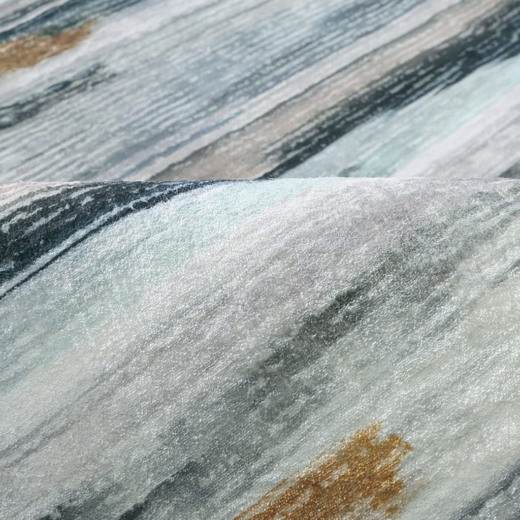 Tinyboy-hbq Modern Striped Area Rug – Soft Non-Slip Boho Carpet