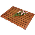Utoplike Teak Wood Bath Mat – Large Non-Slip Shower Floor Mat for Spa