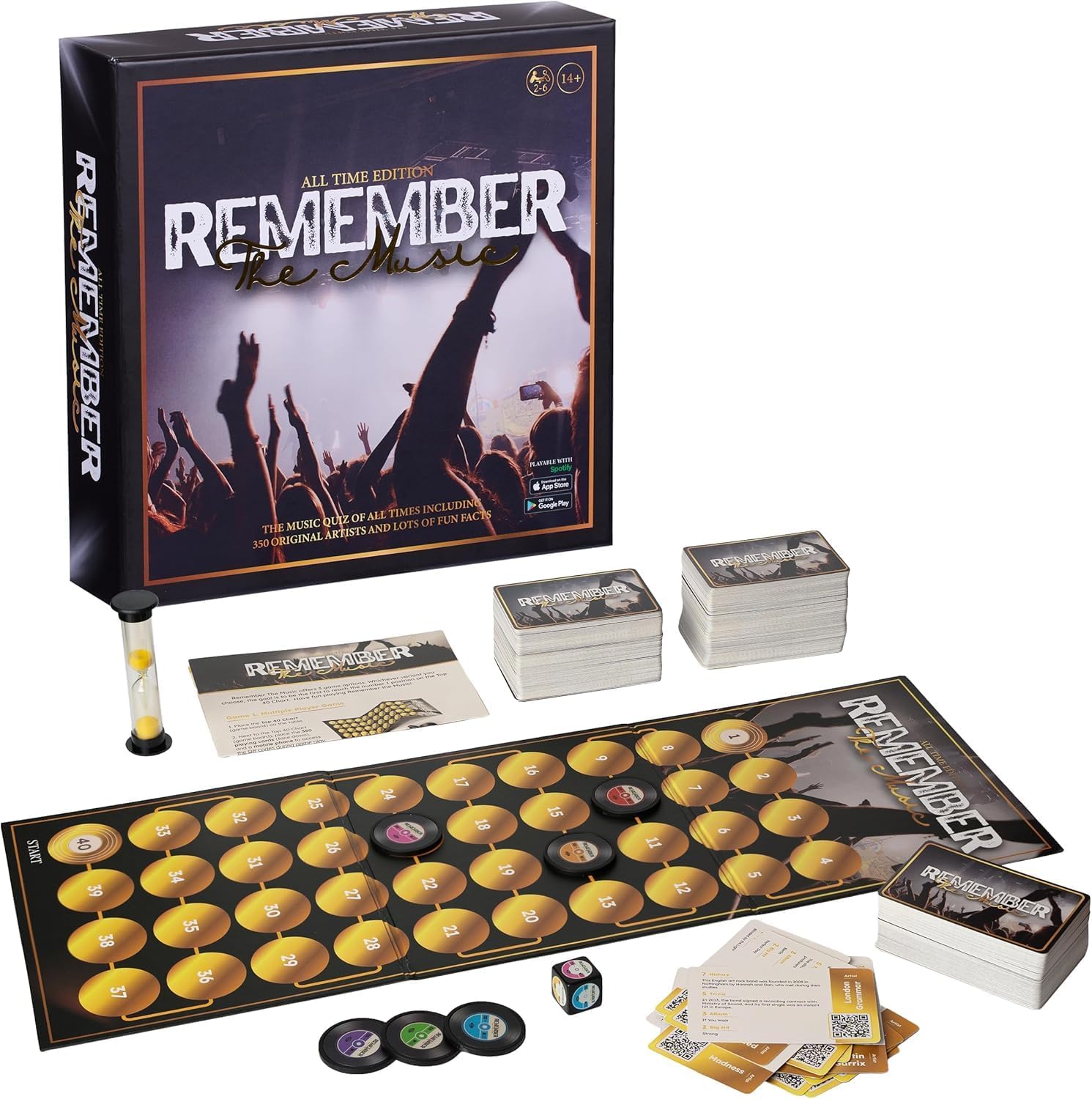 Remember The Music Trivia Board Game by Snaps – All Time Edition