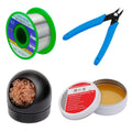Gruiqrd 4-Piece Soldering Tool Set with Flux Paste and Wire Cutters