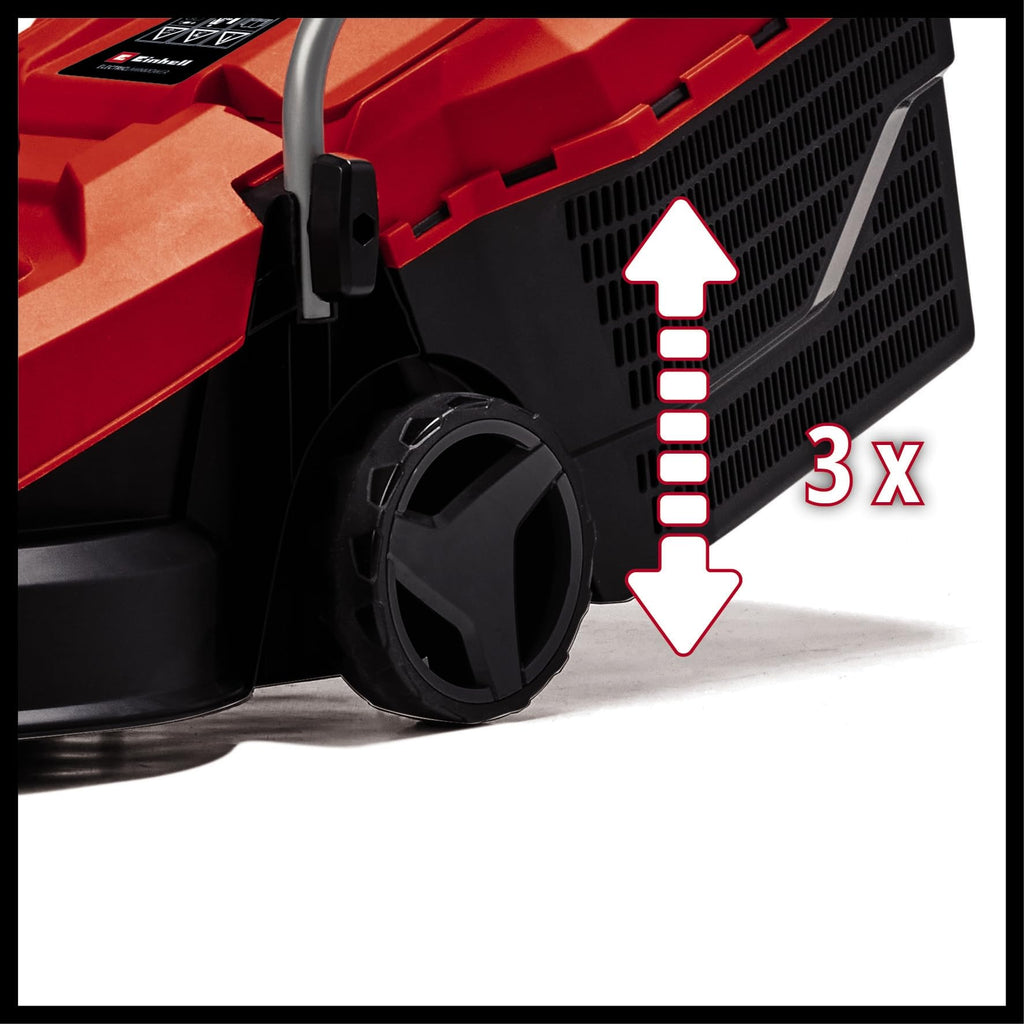 Einhell 1000W Electric Lawn Mower | 32cm Cutting Width | 30L Grass Box