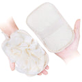 mikimini 2-in-1 Exfoliating Bath Mitt | Loofah Sponge and Body Scrubber