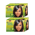 African Pride Olive Miracle Anti-Breakage Hair Relaxer Kit – 2 Pack