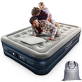 iDOO Double Air Mattress with Built-in Pump | Inflatable Bed for Home & Camping