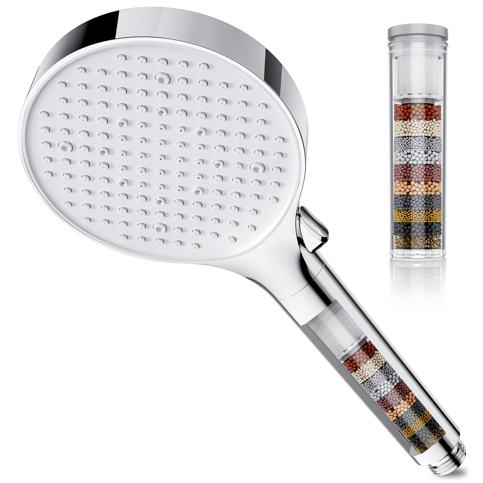 Magichome 25-Stage Filter Shower Head | 6-Mode High Pressure for Hard Water