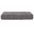 Komfortec XXL Bath Towel – 100% Cotton Terry Sauna Cloth, Anthracite