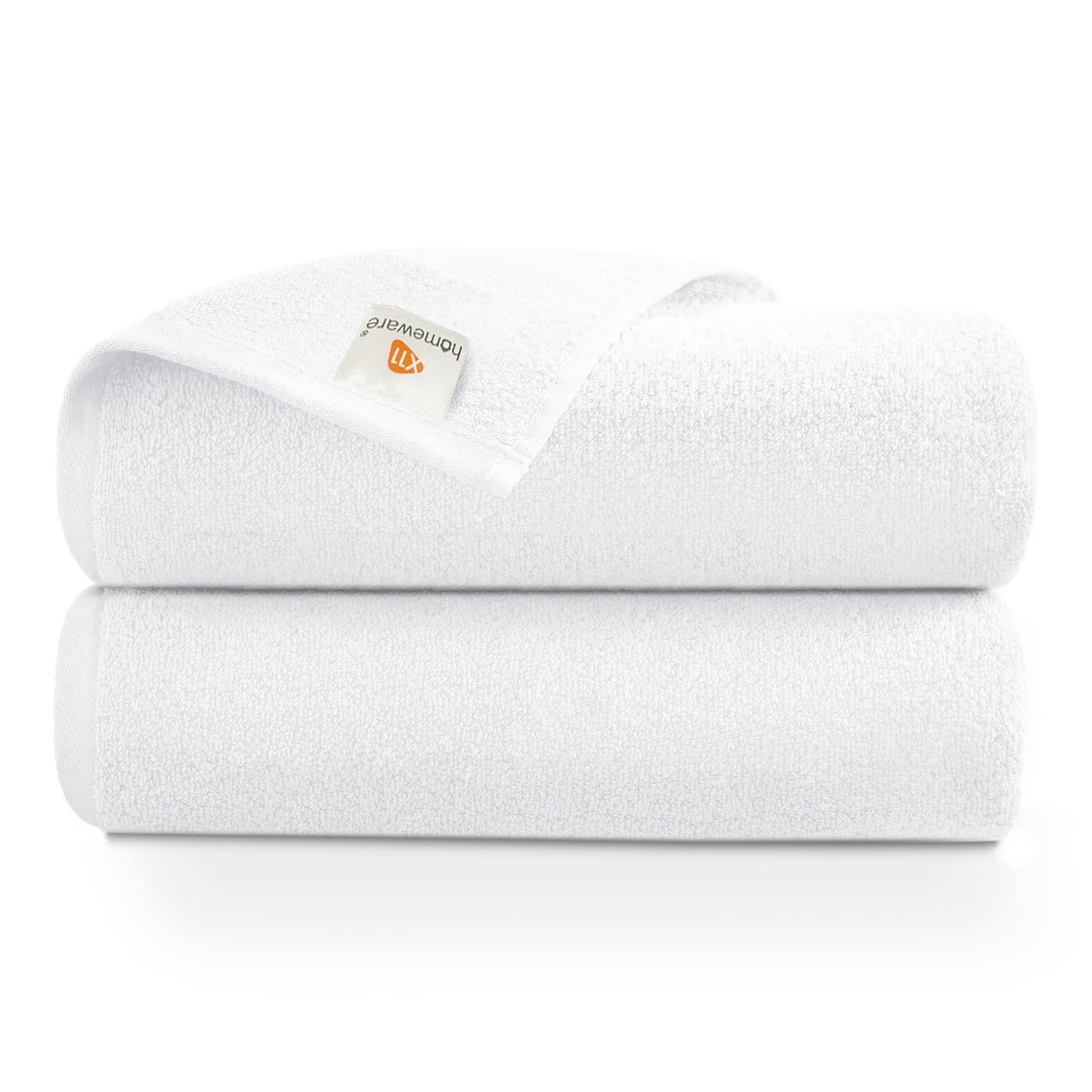 Egyptian Cotton Bath Towel Set | Large Absorbent Bath Sheets