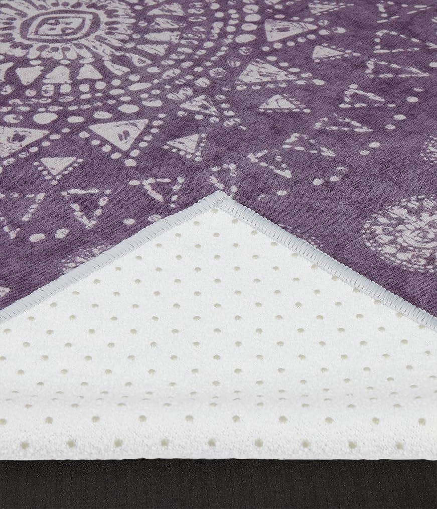 Yogitoes Non-Slip Yoga Mat Towel – Quick-Dry Microfiber, 71 Inch
