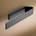 Designfactory Hamburg Self Adhesive Towel Rail | Matt Black | 22 cm
