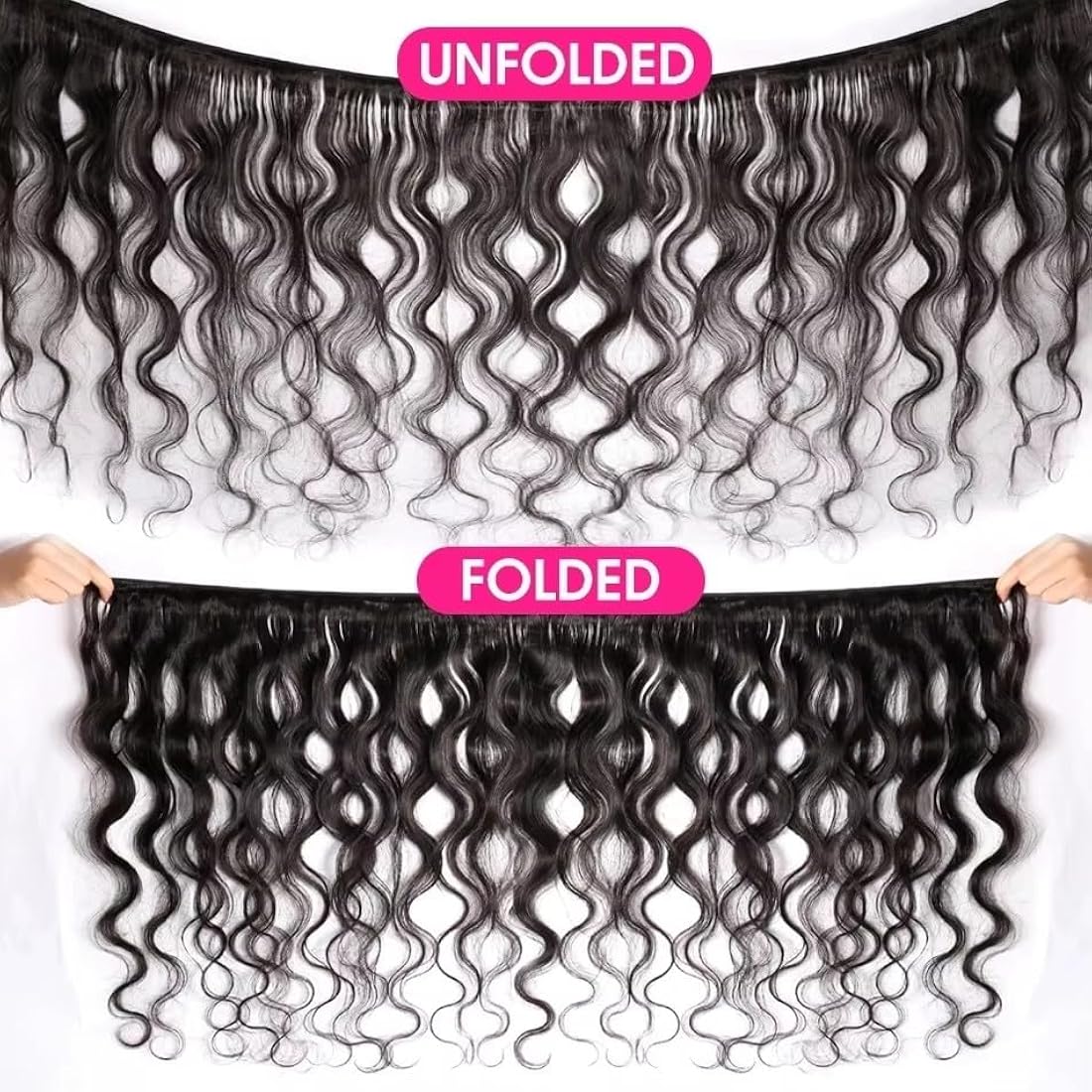 12A Brazilian Body Wave Human Hair Bundles - 3 Piece Set