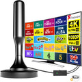 Jolof Store Indoor Digital TV Aerial | 4K Freeview Antenna with Booster