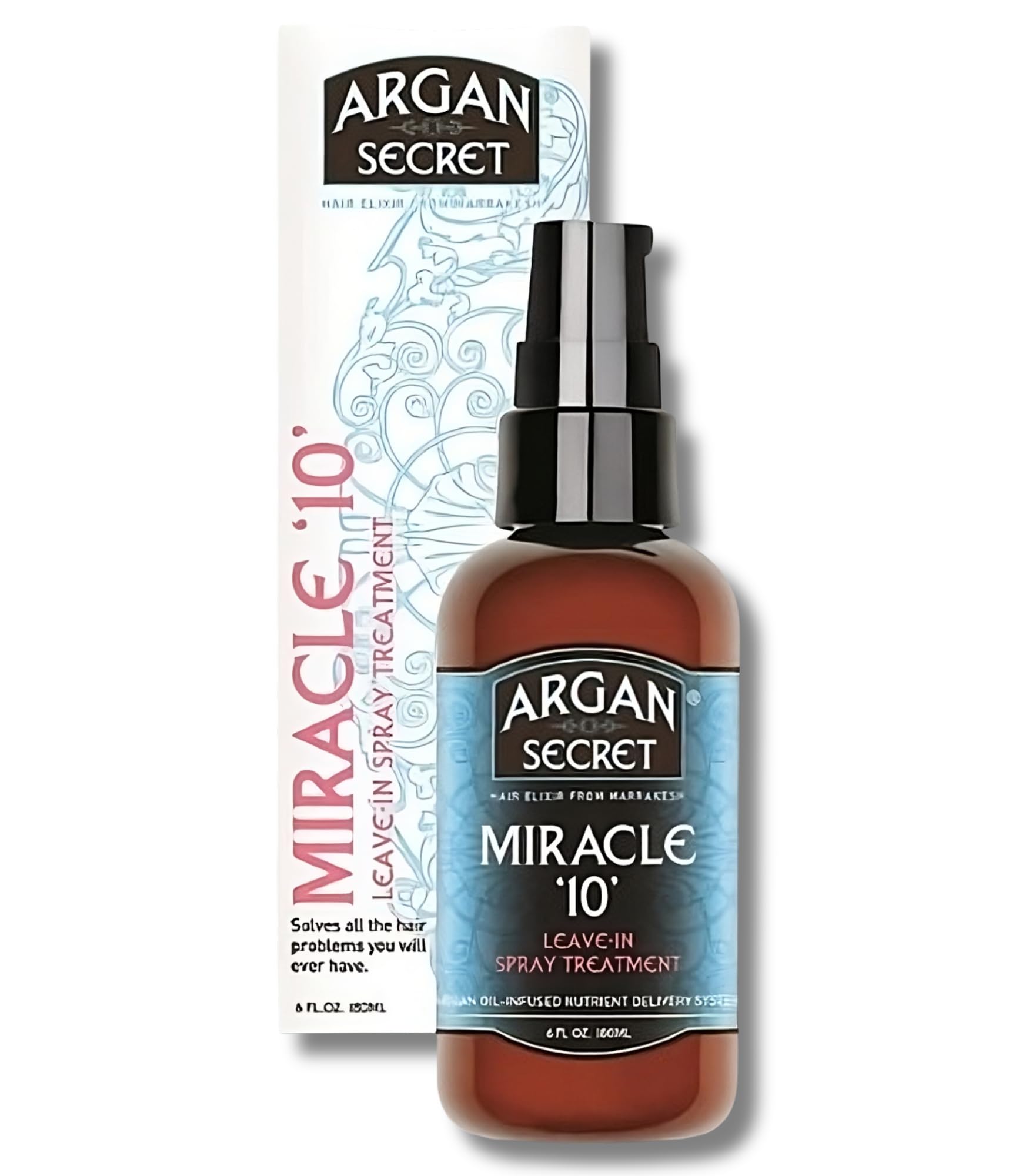 Argan Secret Miracle 10 Leave-In Hair Treatment Spray - 180ml