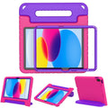 Surom iPad 11th/10th Gen Kids Case | Shockproof Handle Stand with Screen