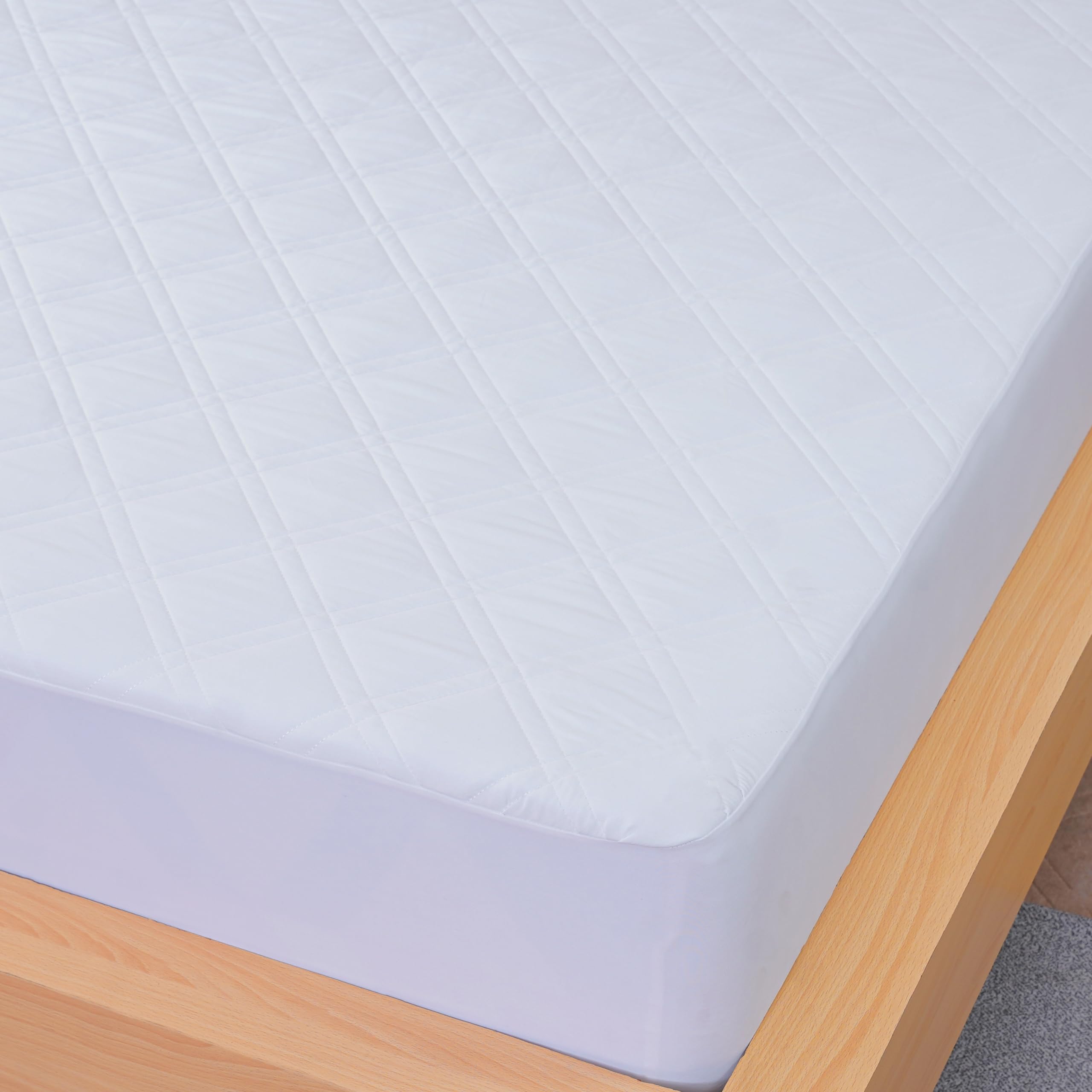 Sheet Story Super King Quilted Mattress Protector – 40cm Extra Deep Pocket