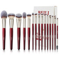 BEILI 15Pcs Makeup Brushes Set – Premium Vegan Face & Eye Brush Kit