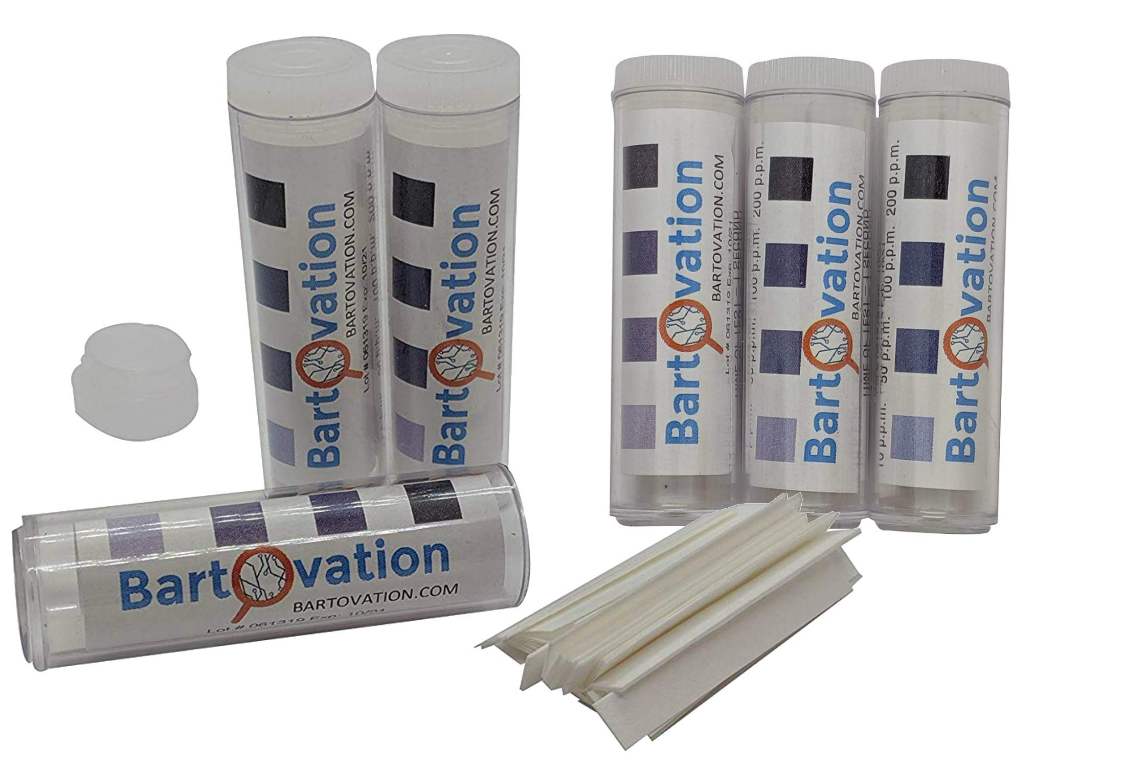 Chlorine Sanitizer Test Strips 10-200 ppm | 600 Count Pack