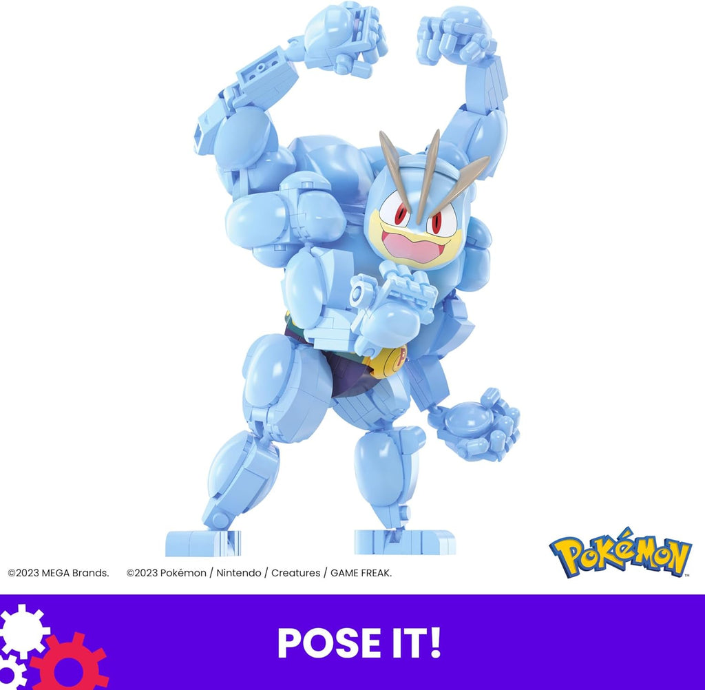 MEGA Pokémon Machamp Building Set – 401-Piece Motion Brick Toy