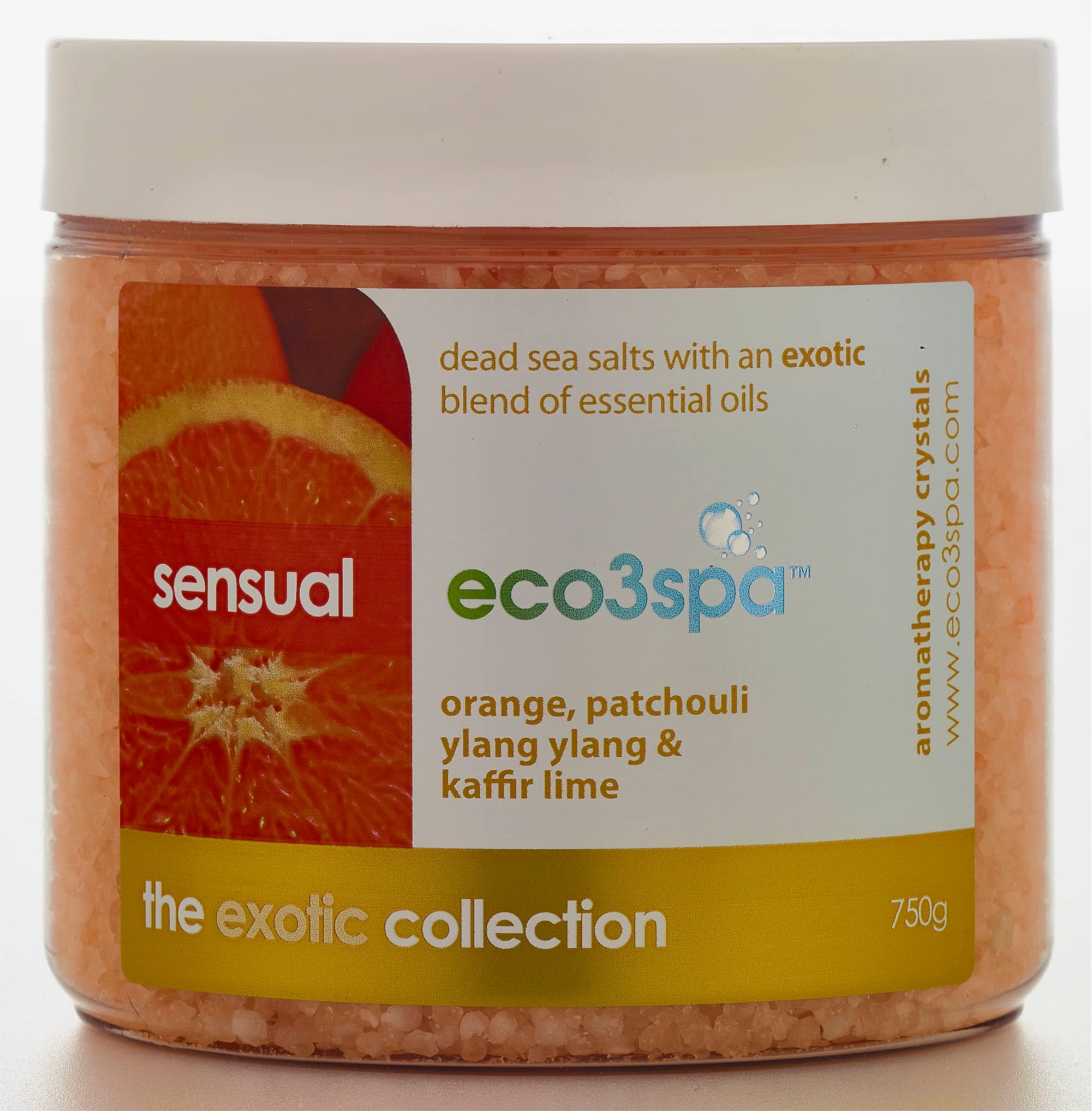 eco3spa Sensual Hot Tub Aromatherapy Crystals | Natural Dead Sea Salt