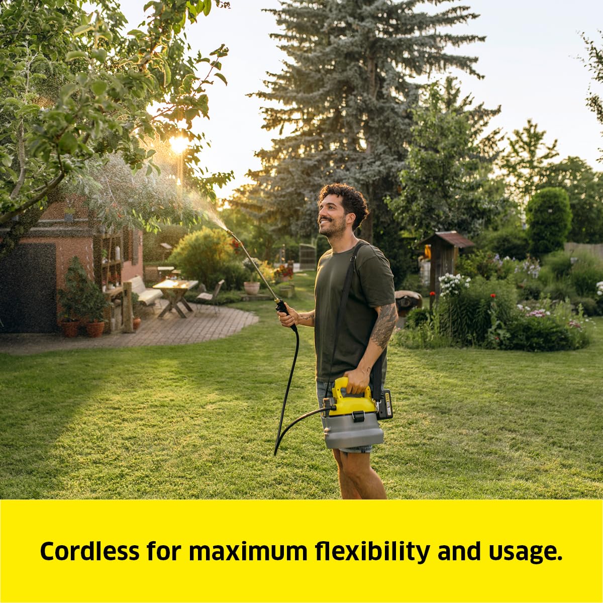 Kärcher PSU 4-18 Cordless Pressure Sprayer – 18V Garden Tool, 4L Tank
