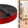 Jobon Rubber Door Draft Excluder – Self-Adhesive Weather Stripping, 10M