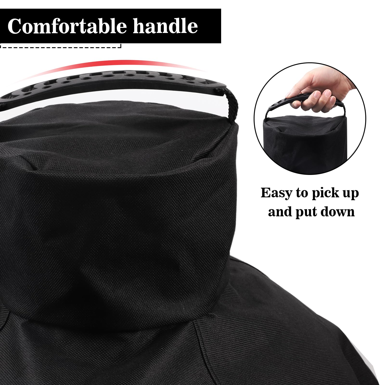 Jolof Store 22 Inch Waterproof Grill Cover for Kamado Joe Junior
