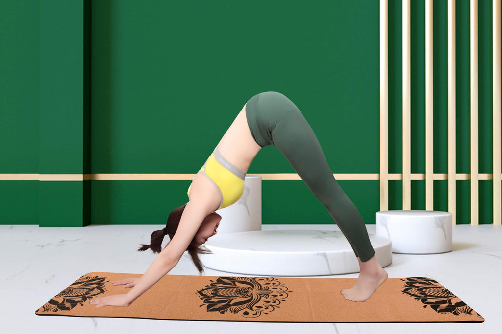 EKE Cork Folding Yoga Mat – 5mm Non-Slip Eco-Friendly Travel Mat