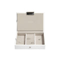 Stackers White Mini Jewellery Box Lid | Modular Storage with Velvet Lining
