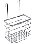Croydex Large Hanging Shower Caddy | Rust-Free Chrome Over Door Storage